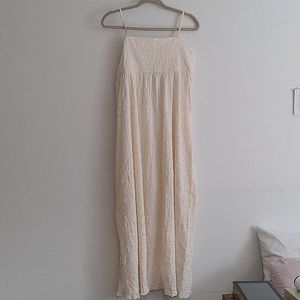 White maxi summer dress | MANGO